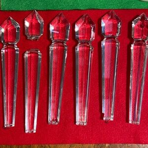 Vintage prism crystals